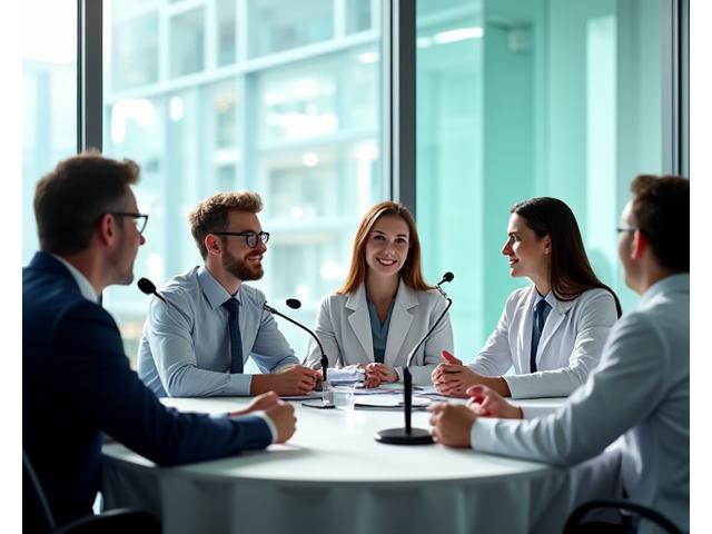 Conferință medicală cu participanți